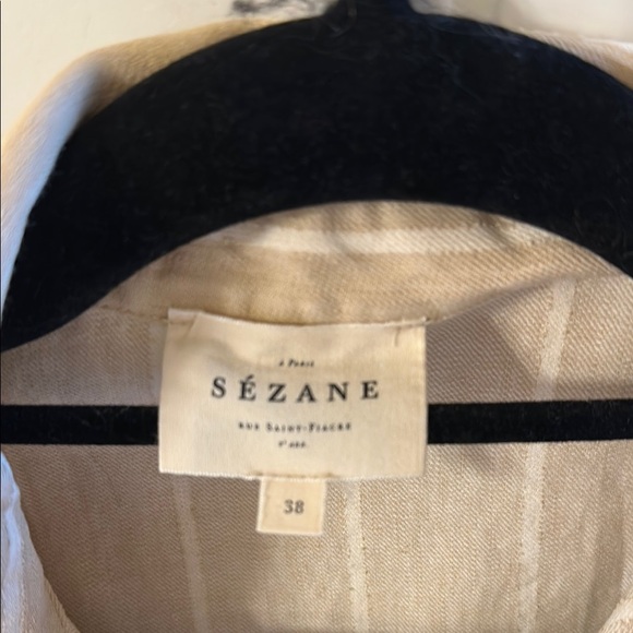 Sézane Beige Midi Shirt Dress - Oversized 38 - Picture 2 of 9